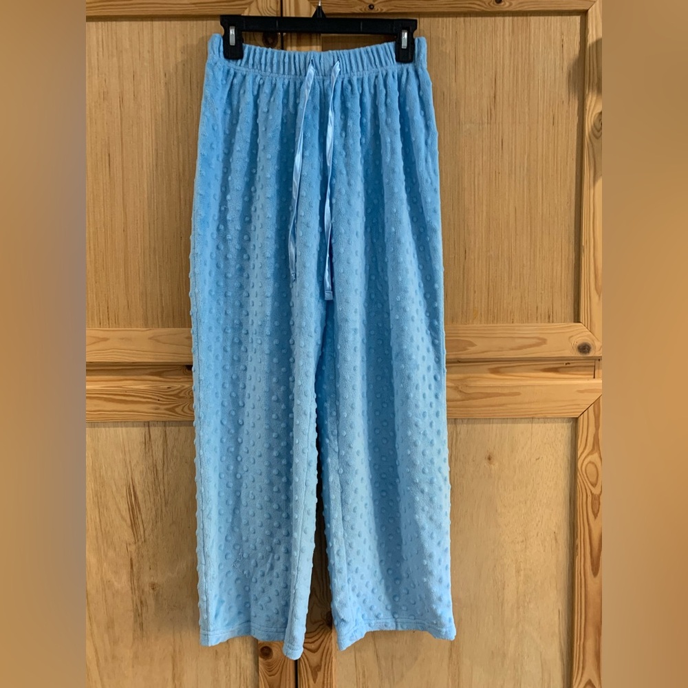Kim Rogers Sky Blue Lounge Sleep Pants Sz M
